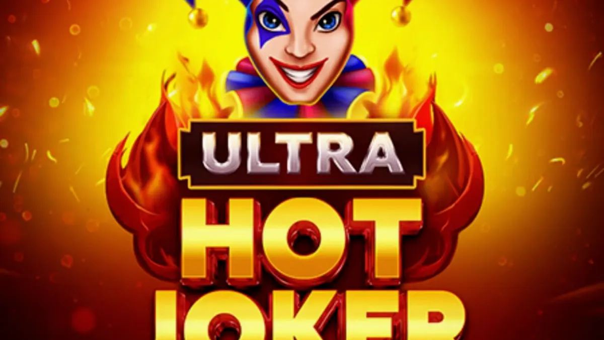Tampilan antarmuka seluler slot Ultra Hot Joker dengan simbol buah yang cerah